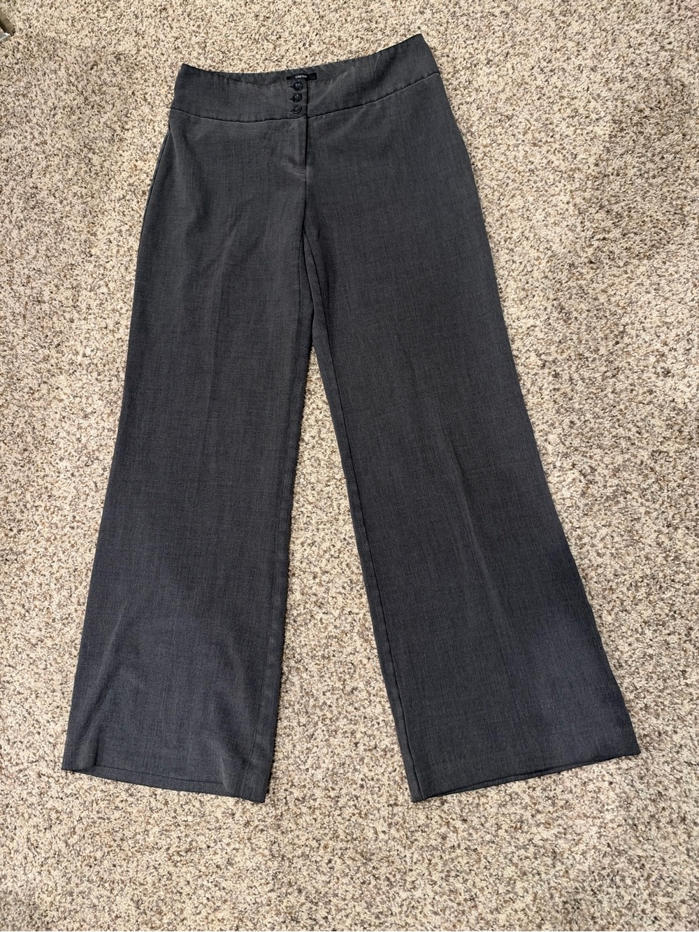 Style & Co Wide Leg Pants in Gray Size 8